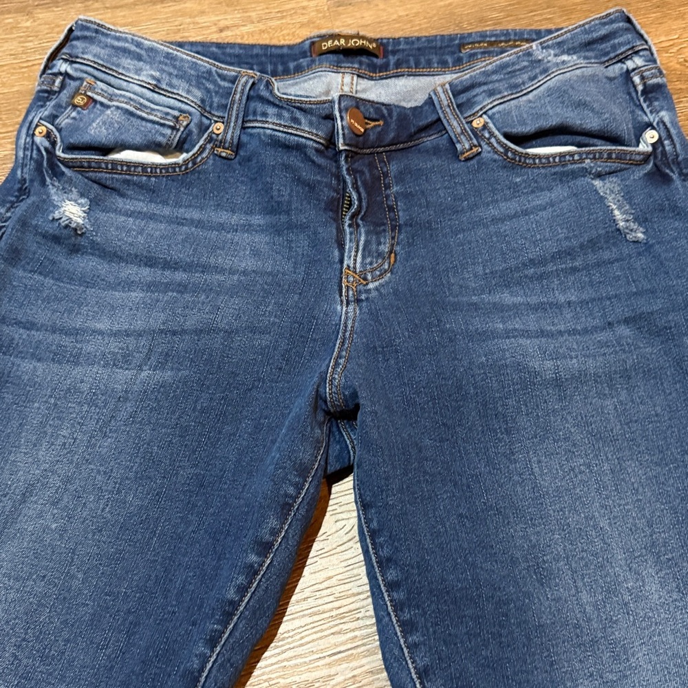 Dear John Joyrich Comfort Distressed Skinny Jeans - Picture 6 of 9